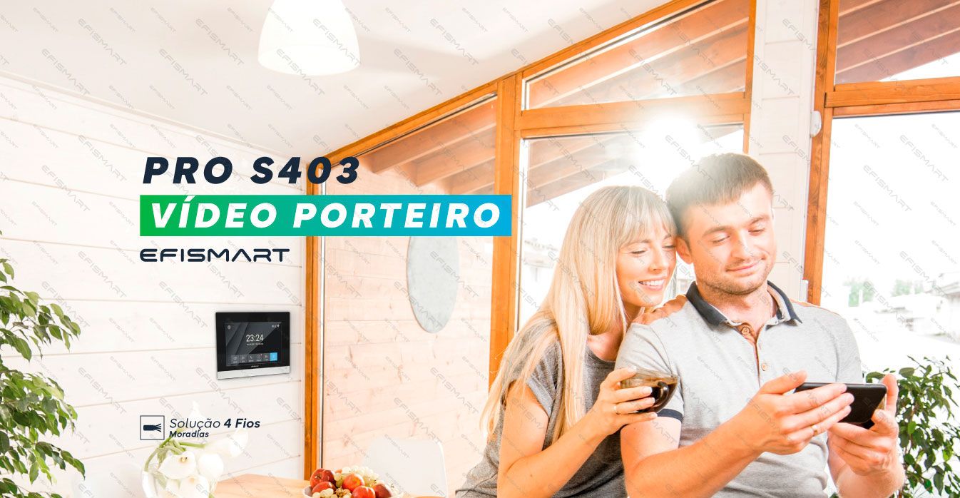 Vídeo Porteiro Monitor 4 Fios 7″ IPS WIFI PRO S481