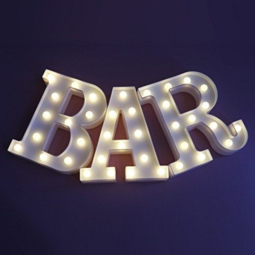 Letras de LED para decoração, festas, anúncios - novo modelo