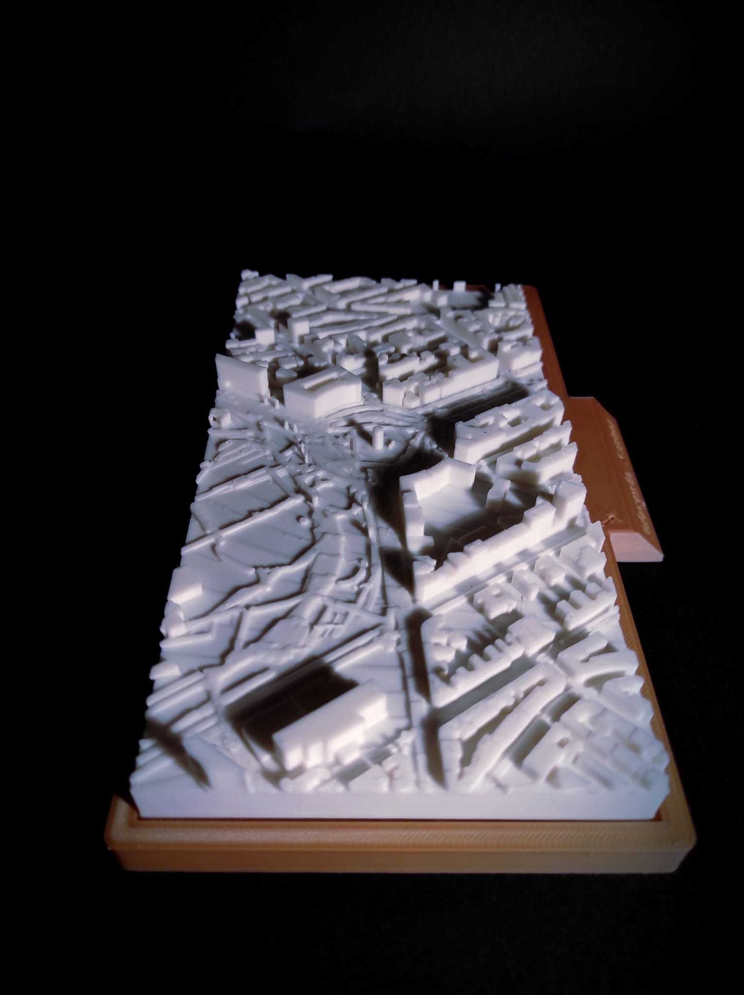 Mapa de Cidade 3D com Relevo (Topográfico)