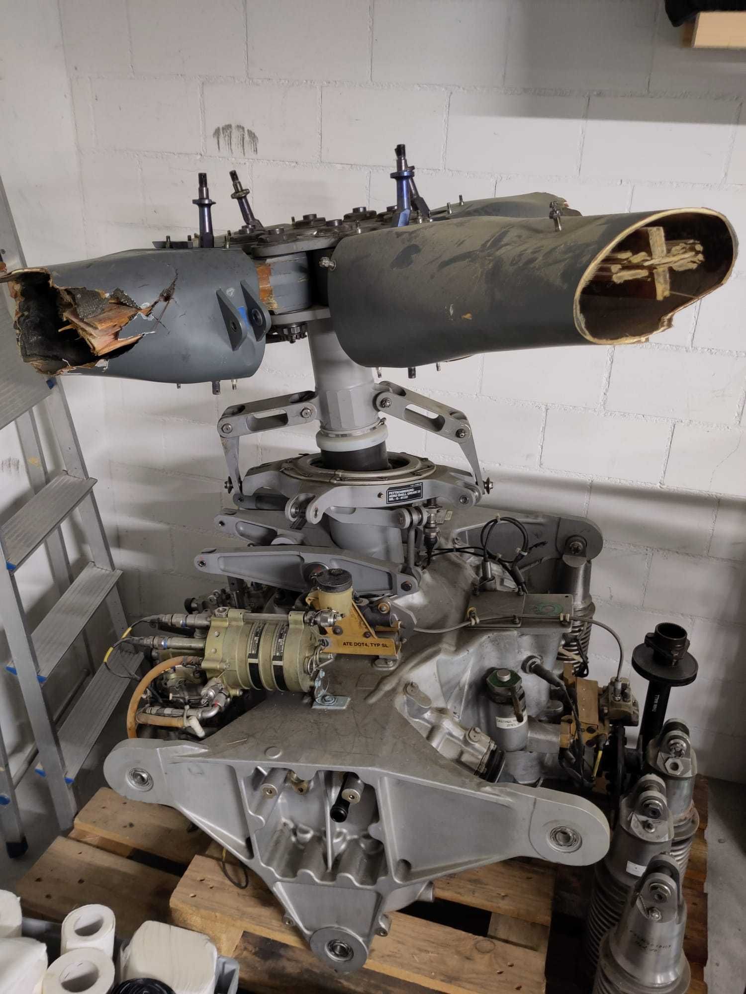Rotor de Eurocopter para exposição