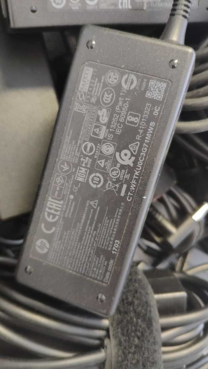 HP 19,5V 2.31A 45W (4,5*3.0) blue pin блок питания зарядка