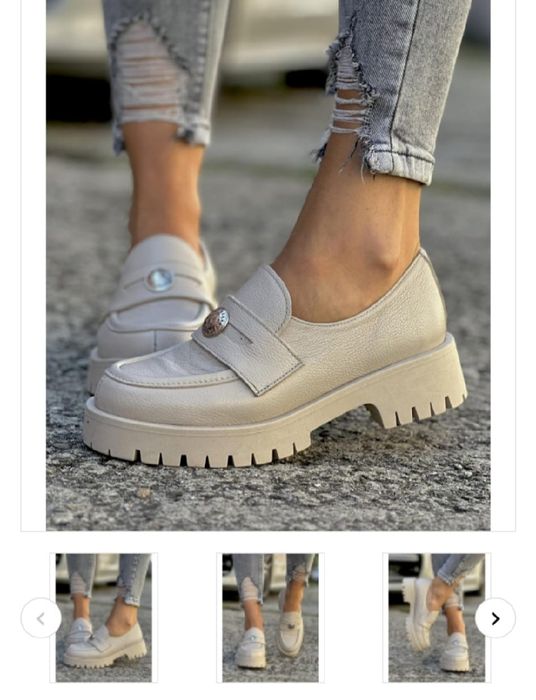 Mokasyny Rusin skóra naturalna r 39 nowe