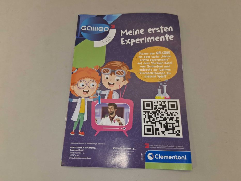 N083 Galileo Lab Moje Pierwsze Eksperymenty Clementoni 5+