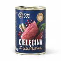 John Dog Berry Line Cielęcina z żurawiną 400g