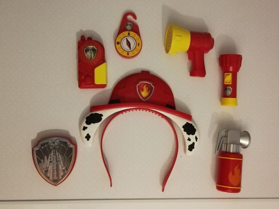 Strój karnawałowy przebranie strażak pies Marshall Psi Patrol