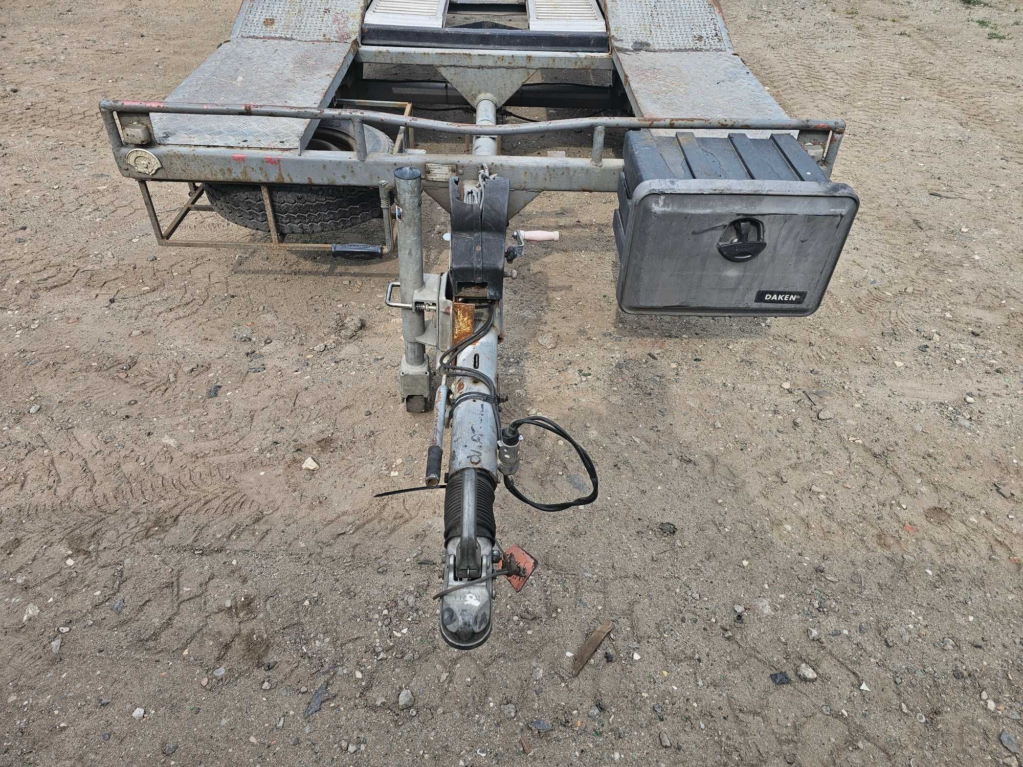 PRZYCZEPA LAWETA SAM Najazdy aluminium Lampy Dynamiczne