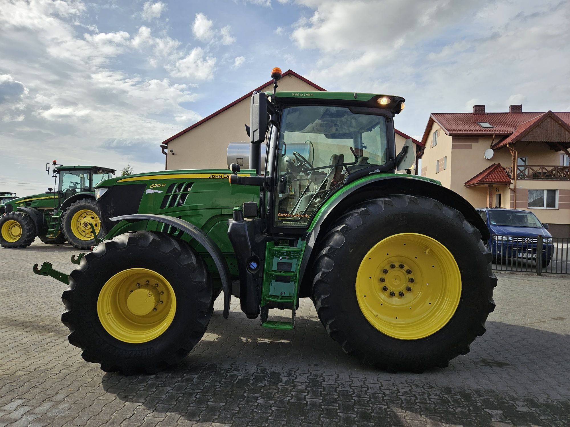 John deere 6215r pneumatyka 2015 rok tuz wom