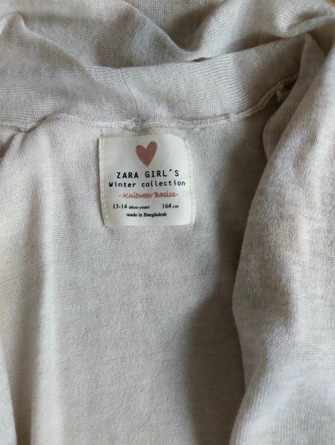 Zara's girl śliczny kardigan r.164 stan idealny