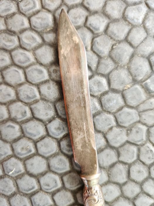 Norblin wzór Aleksandra 1908 nóż nożyk do owoców posrebrzany plater