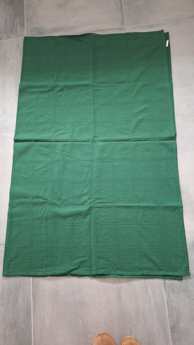 Obrus zielony świąteczny nowy bawełna