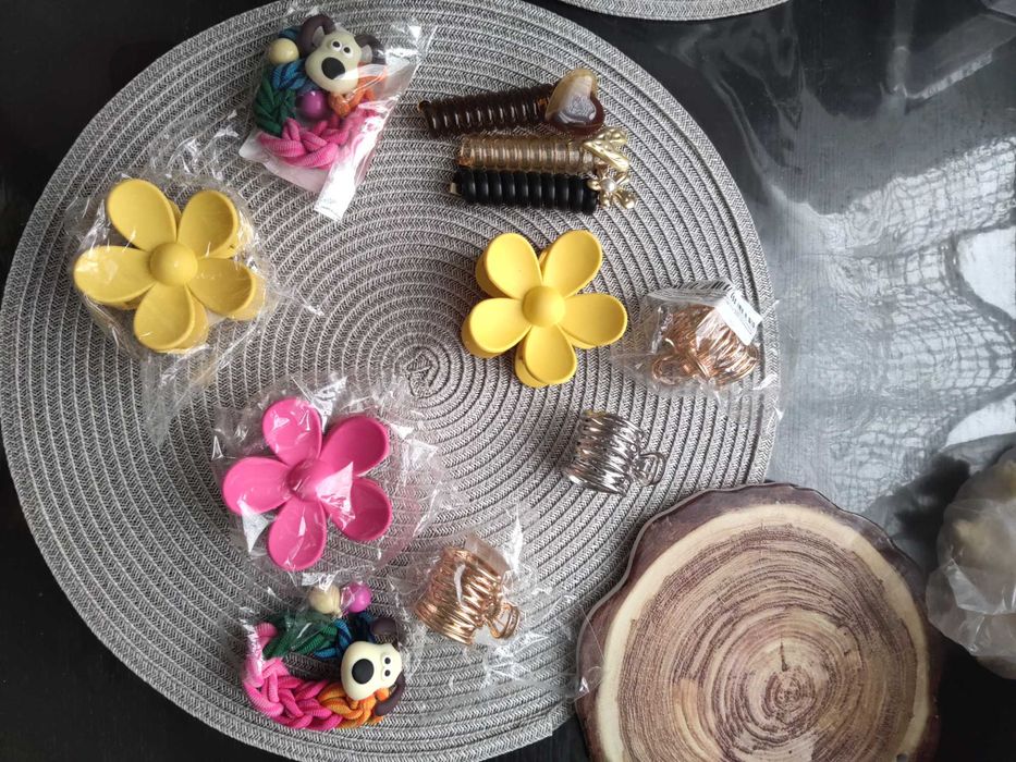 Трендовые заколки краб резинки-браслеты на руку, спираль . Новые