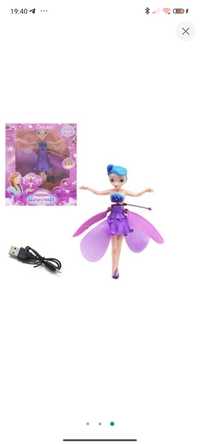Літаюча фея інтерактивна лялька Princess Aerocraft Фіолетова