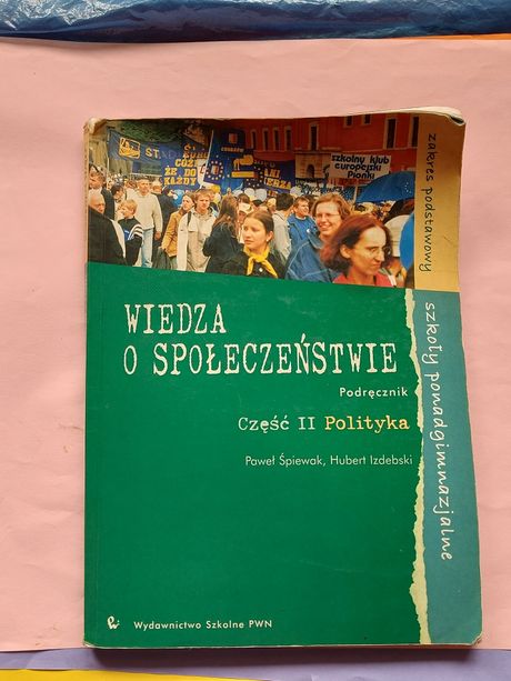 Książka Wiedza o Społeczeństwie 2 2002 rok