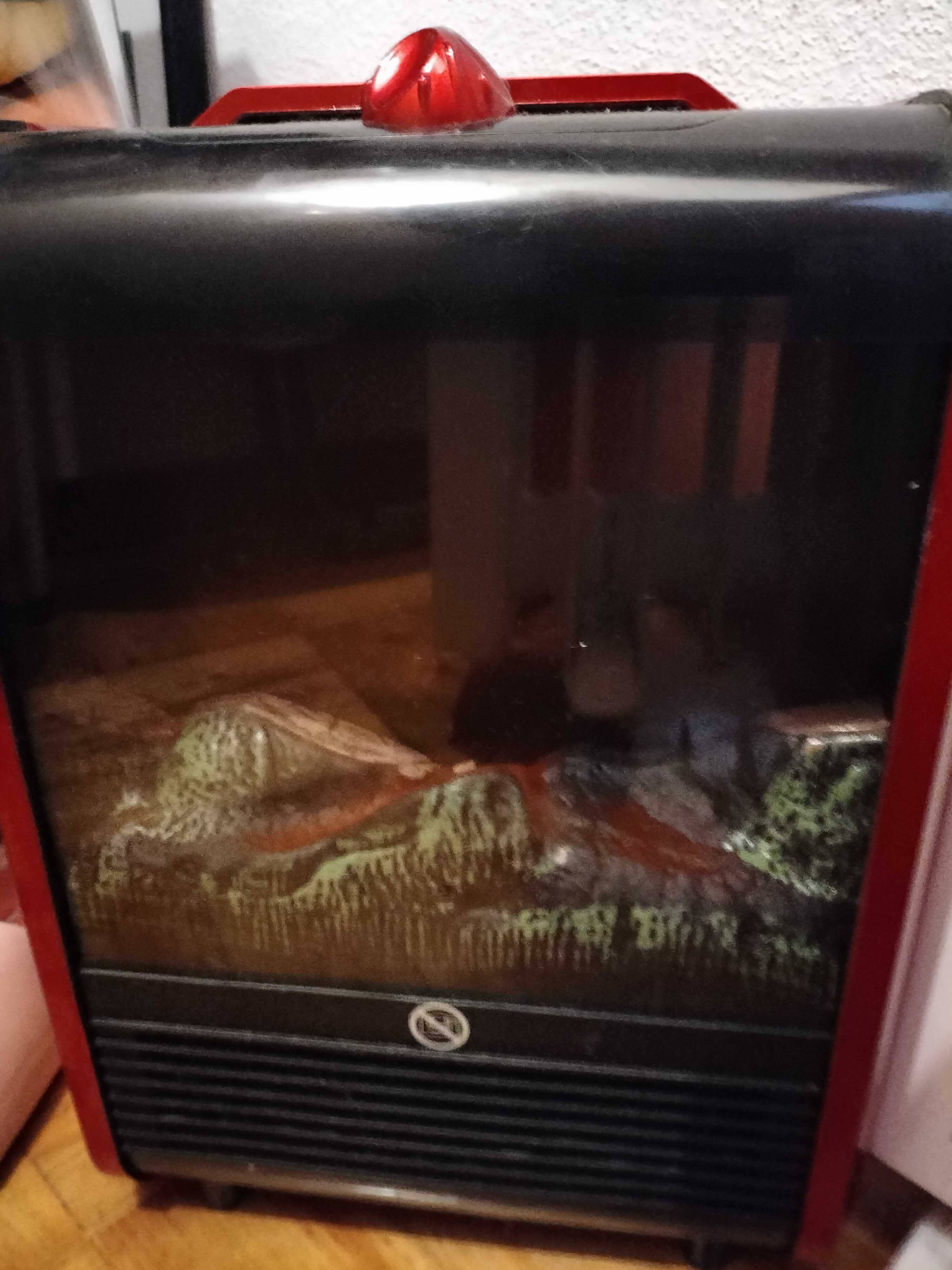 Termoventilador com led efeito lareira