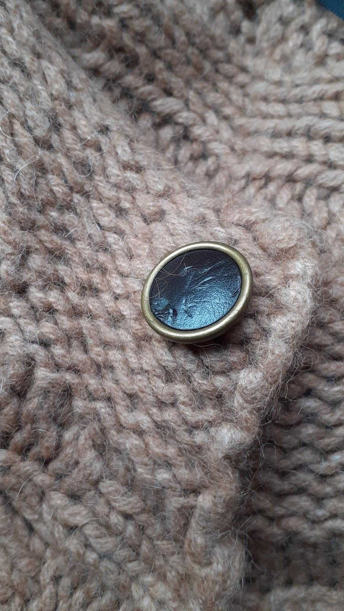 Colete lã camelo Massimo Dutti Camel hair & cashmere L