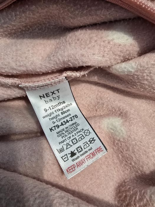 Сліпи флісові на дівчинку 9-12 місяців next