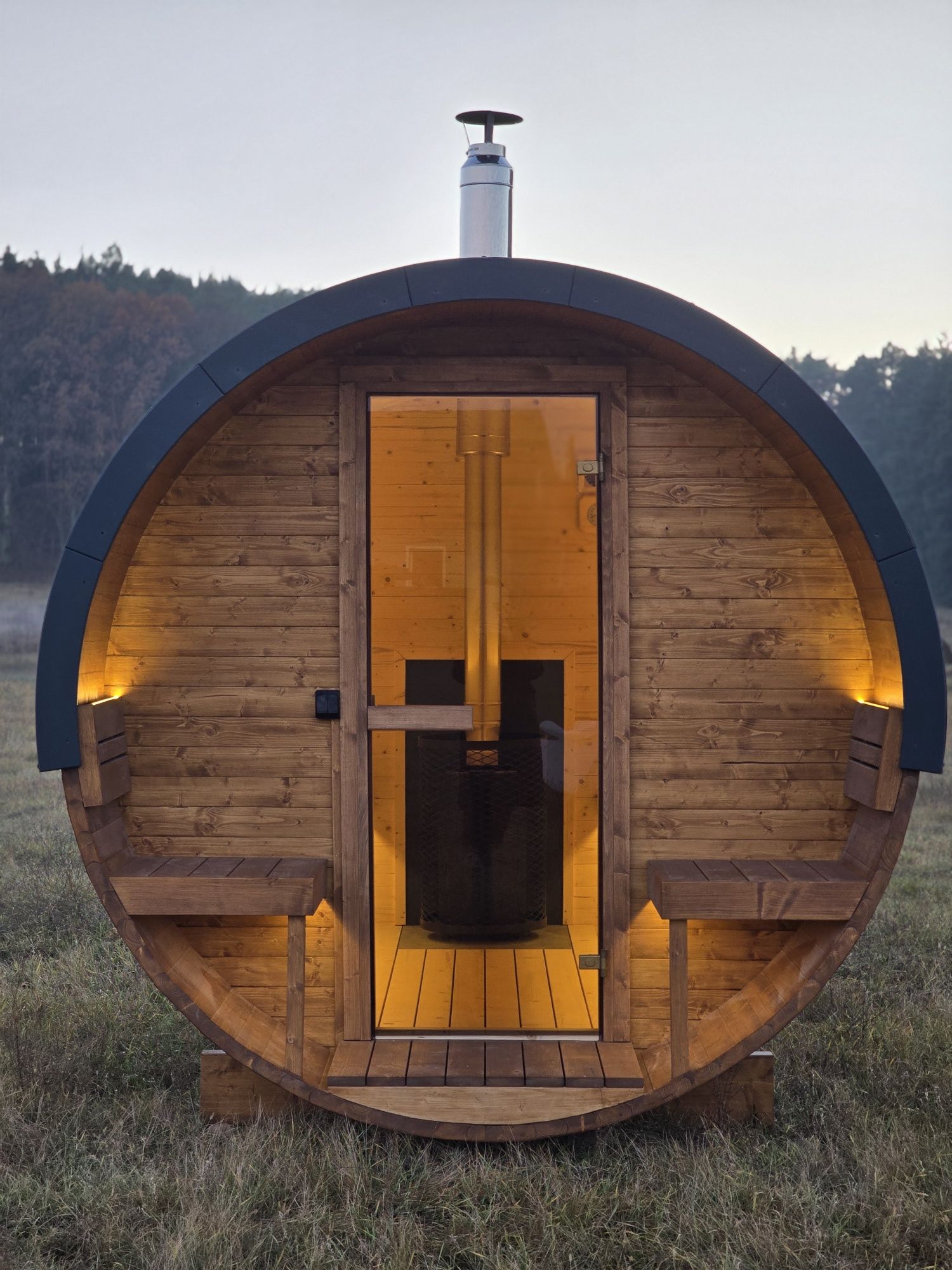 Sauna zewnętrzna beczka L1 3 m | Bezpośrednio od producenta | Lubuskie