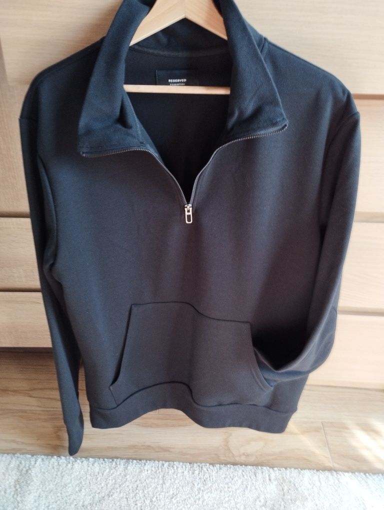 Sprzedam męską bluzę bawełnianą XL koloru czarnego Reserved