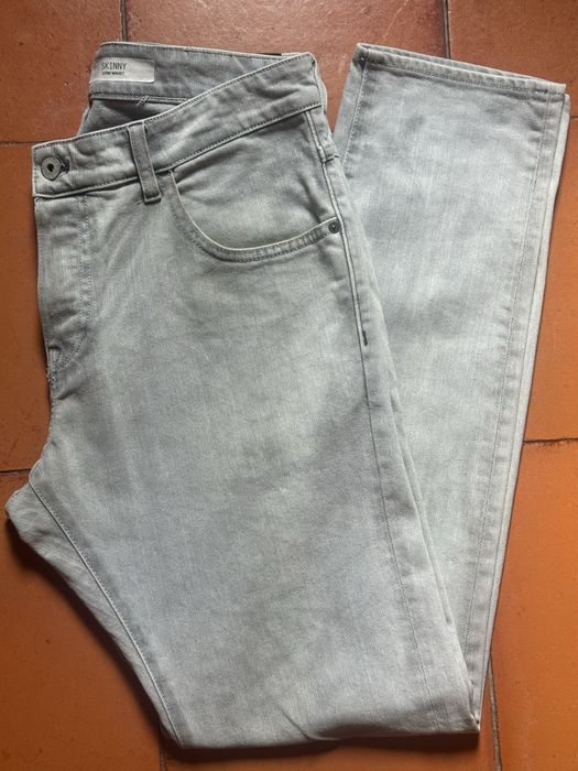 Calças ganga H&M cinzentas