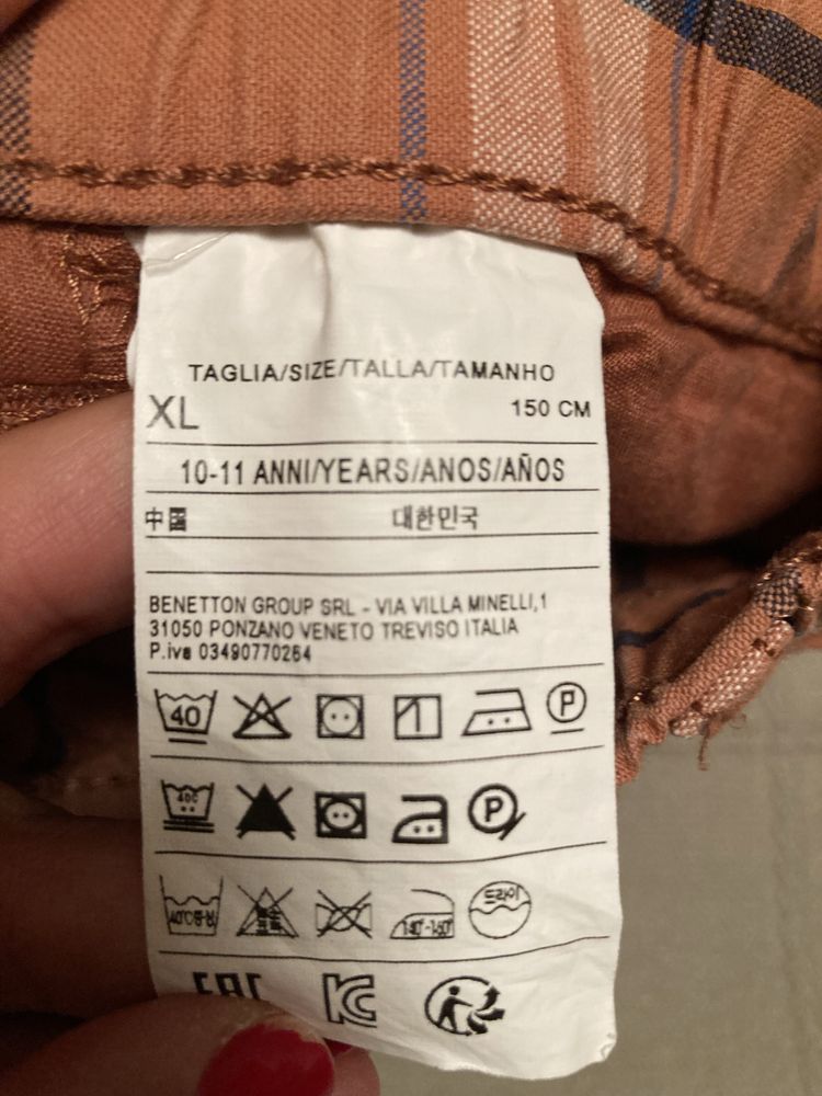 Calções Benetton - 10 anos