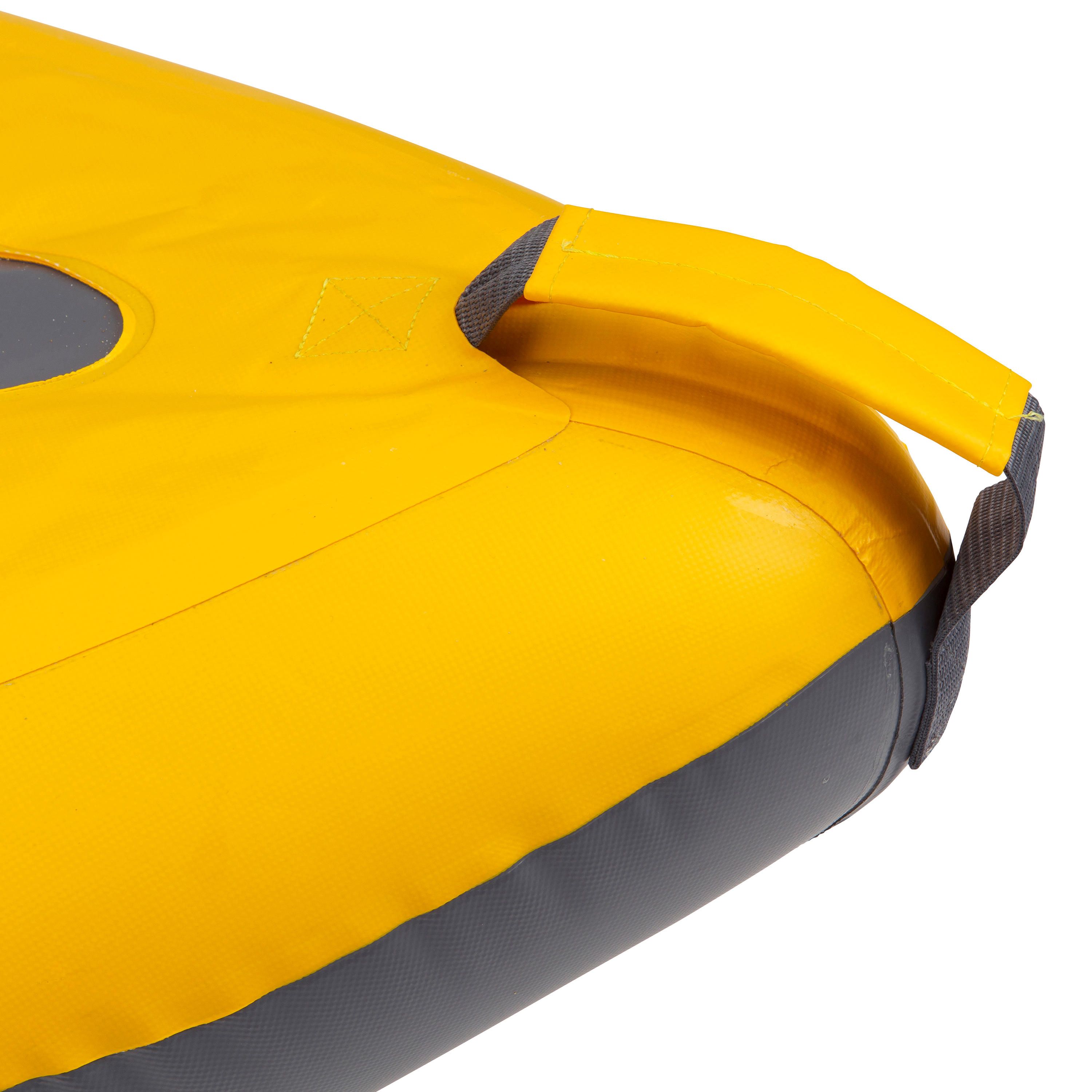 Canoa Kayak insuflável 2 lugares de passeio Fundo Alta