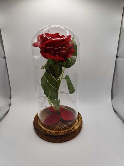 BOLEi – Wieczna Róża w Szkle z Podświetleniem LED
