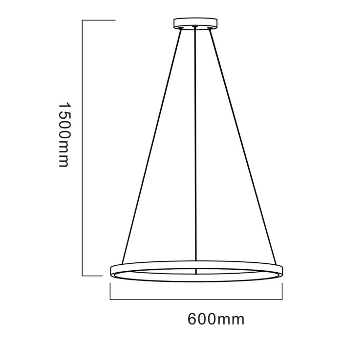 Lampa wisząca HORIK 60cm