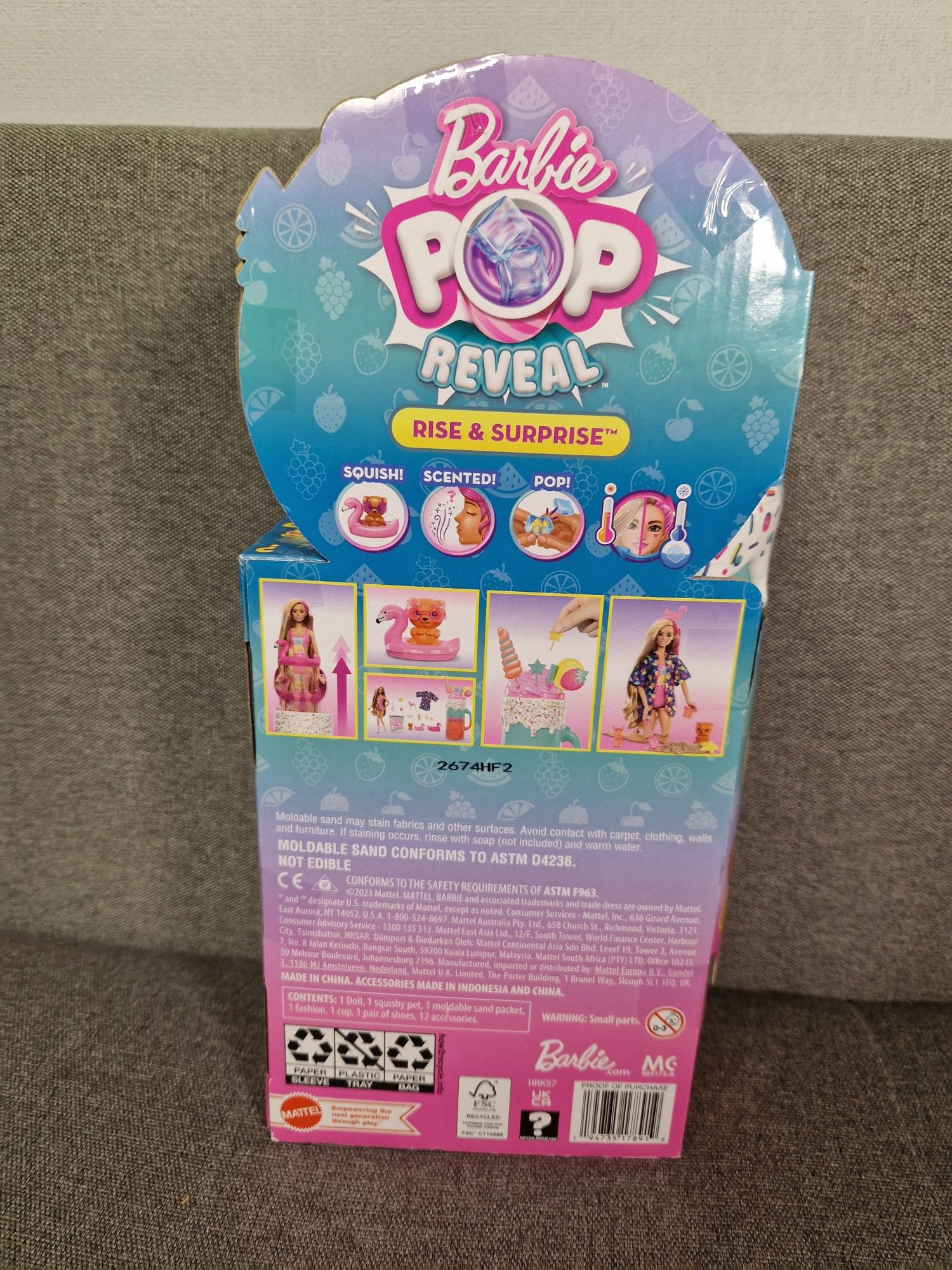 Лялька barbie pop reveal rise and surprise барбі поп рівіл Фруктовий