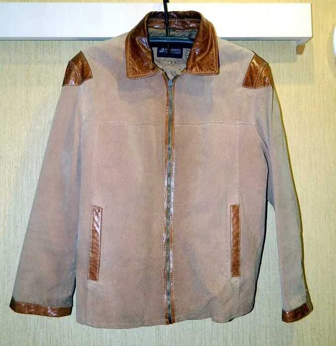 Замшевая мужская  куртка -весна-осень