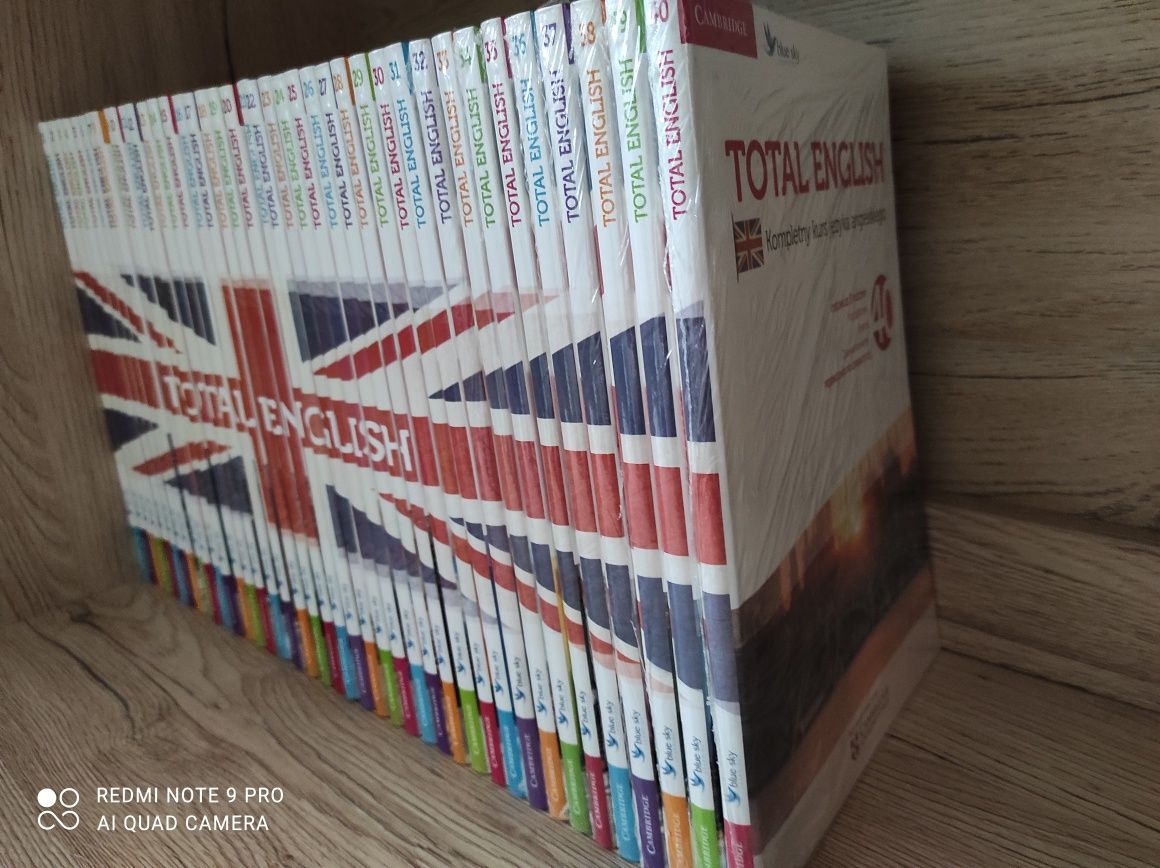 TOTAL ENGLISH kompletny kurs angielskiego +płyty CD całość tom 1 do 40