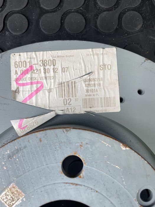 Tarcze Hamulcowe przòd orginal Oe Mercedes Benz W 212  322mm srednica