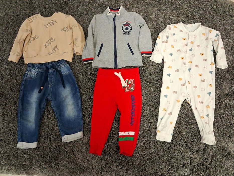 Лот одягу, пакет одягу для хлопчика 74 - 80, кофтинки, костюми