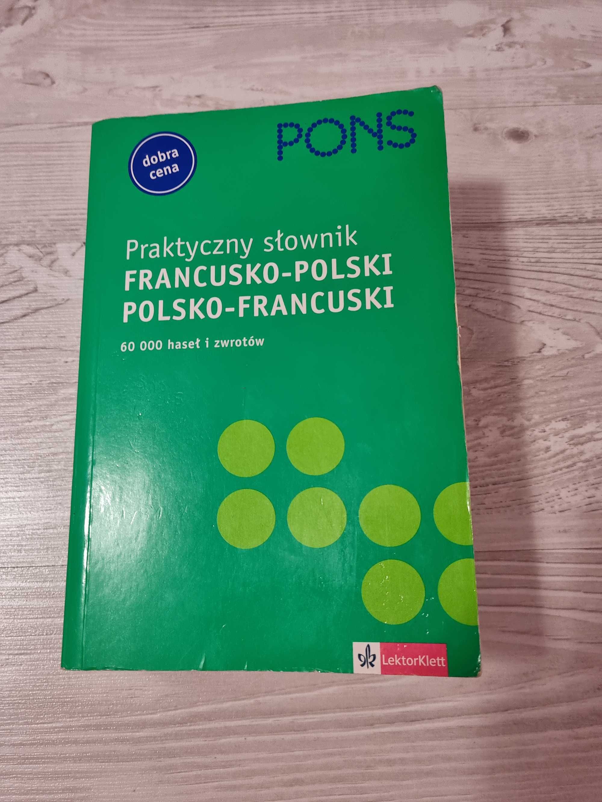 Słownik francusko-polski, polsko-francuski Pons