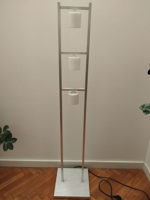 Lampa podłogowa, aluminiowa Fischer leuechten