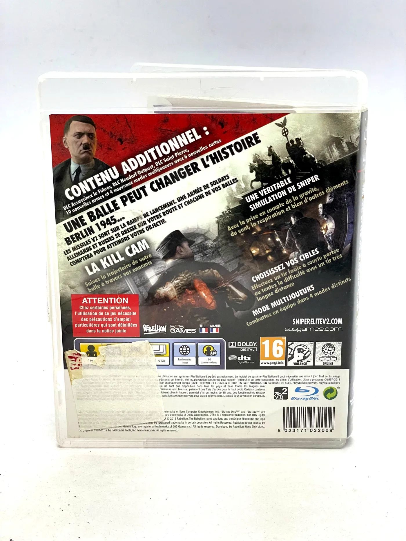 Sniper Elite V2 Game of the Year GOTY PS3 Po Angielsku