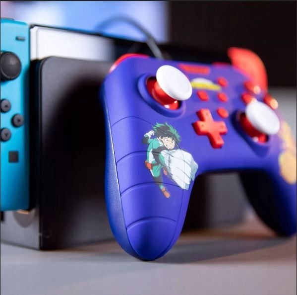 My Hero Pad Przewodowy Pc Nintendo Wibracje Outlet KX-MHA-SW-PAD-BLU-O