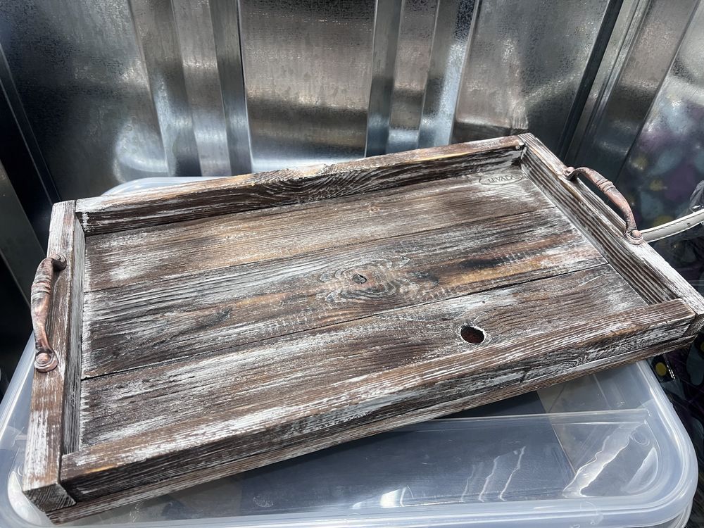 Підніс деревʼяний hand made в стилі рустік