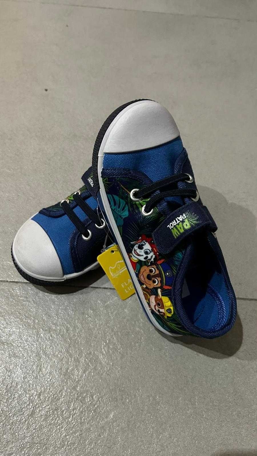 Sapatilhas Patrulha Pata - Paw Patrol - com luzes