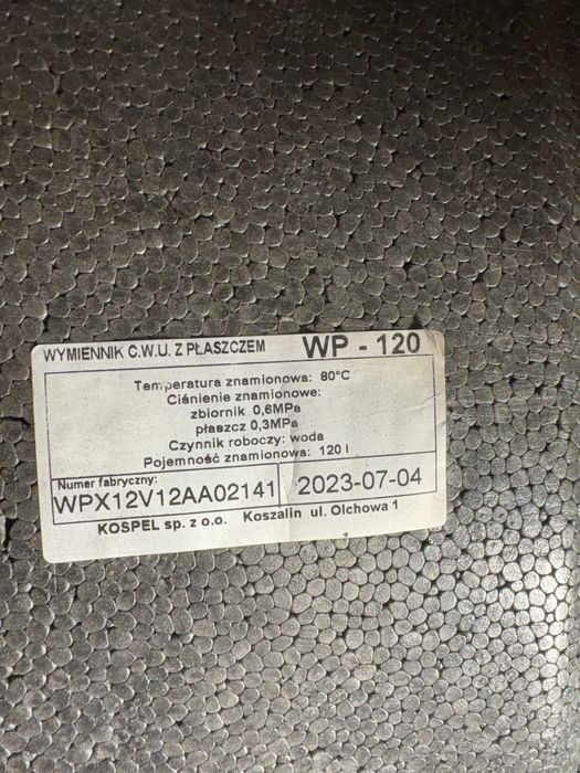 Bojler z naczyniem przepływowym