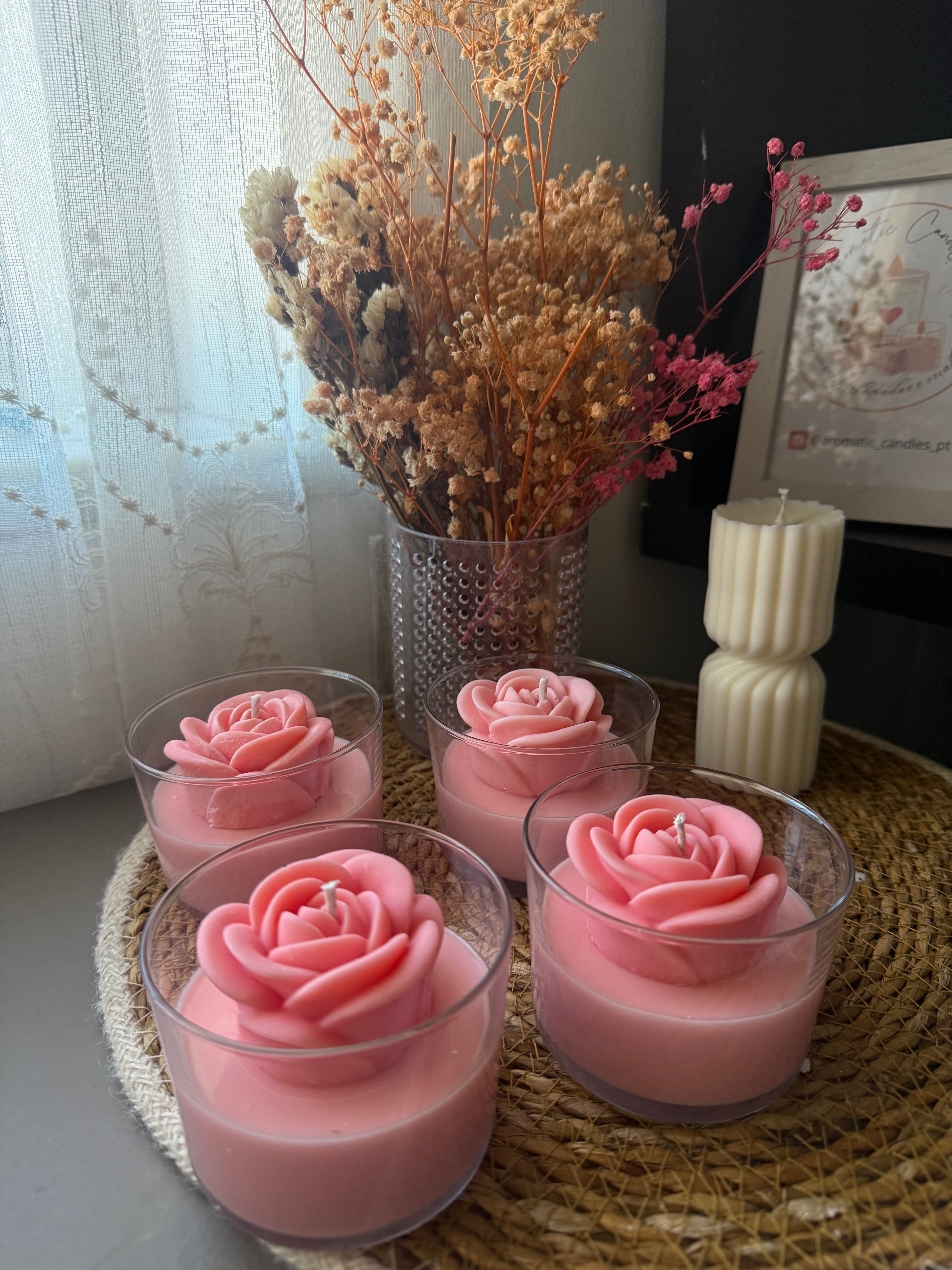 Velas aromáticas 100% cera de soja