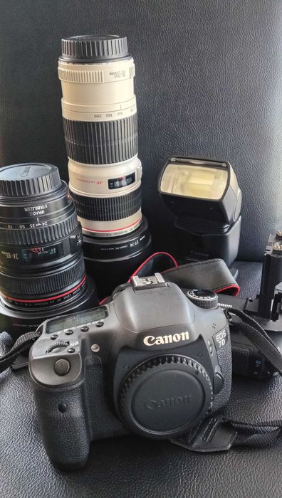 Canon lentes máquina 7D
