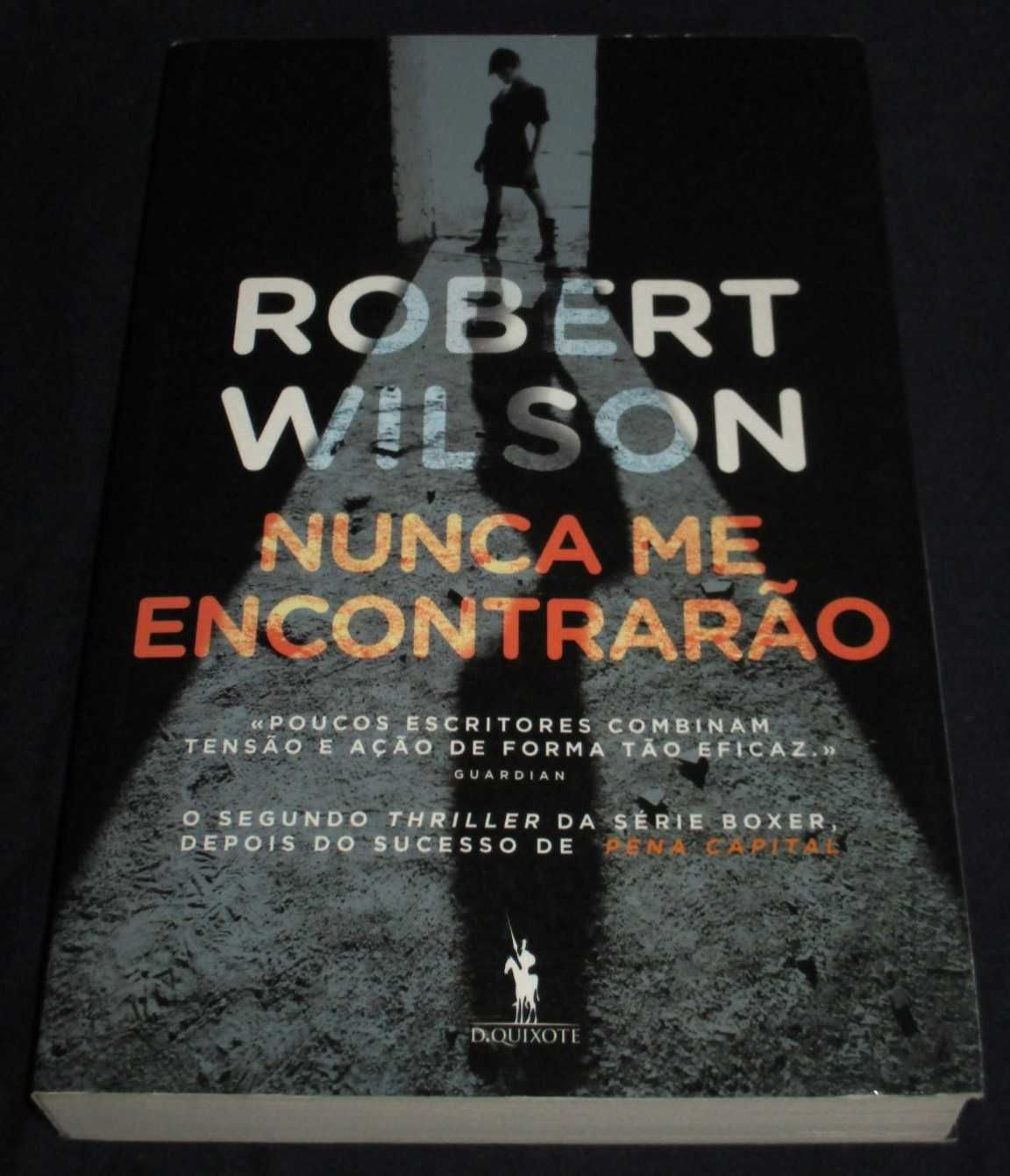 Livro Nunca me Encontrarão Robert Wilson