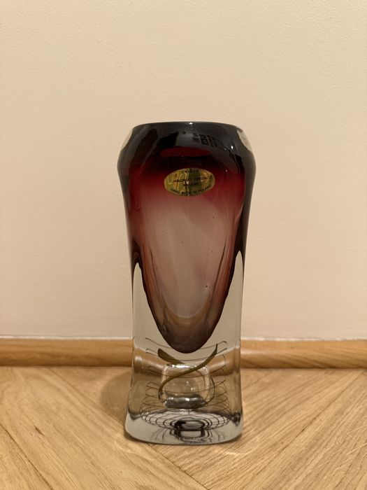 Wazon krystaliczny Adam Jablonsky handmade, huta Jabłoński