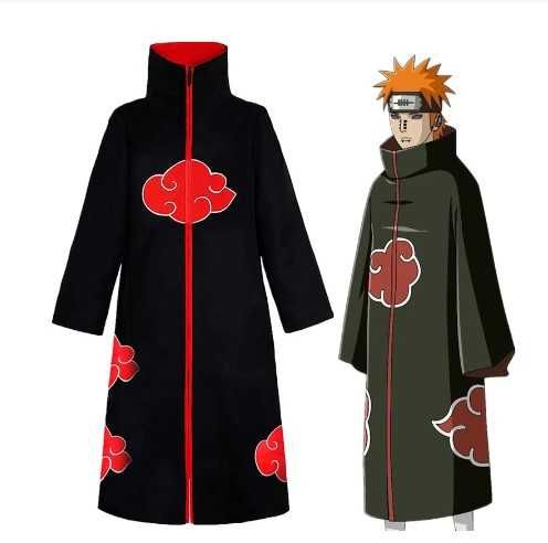 Peleryna Naruto Akatsuki Uchiha Itachi Cosplay Anime Rozm. M Nowa