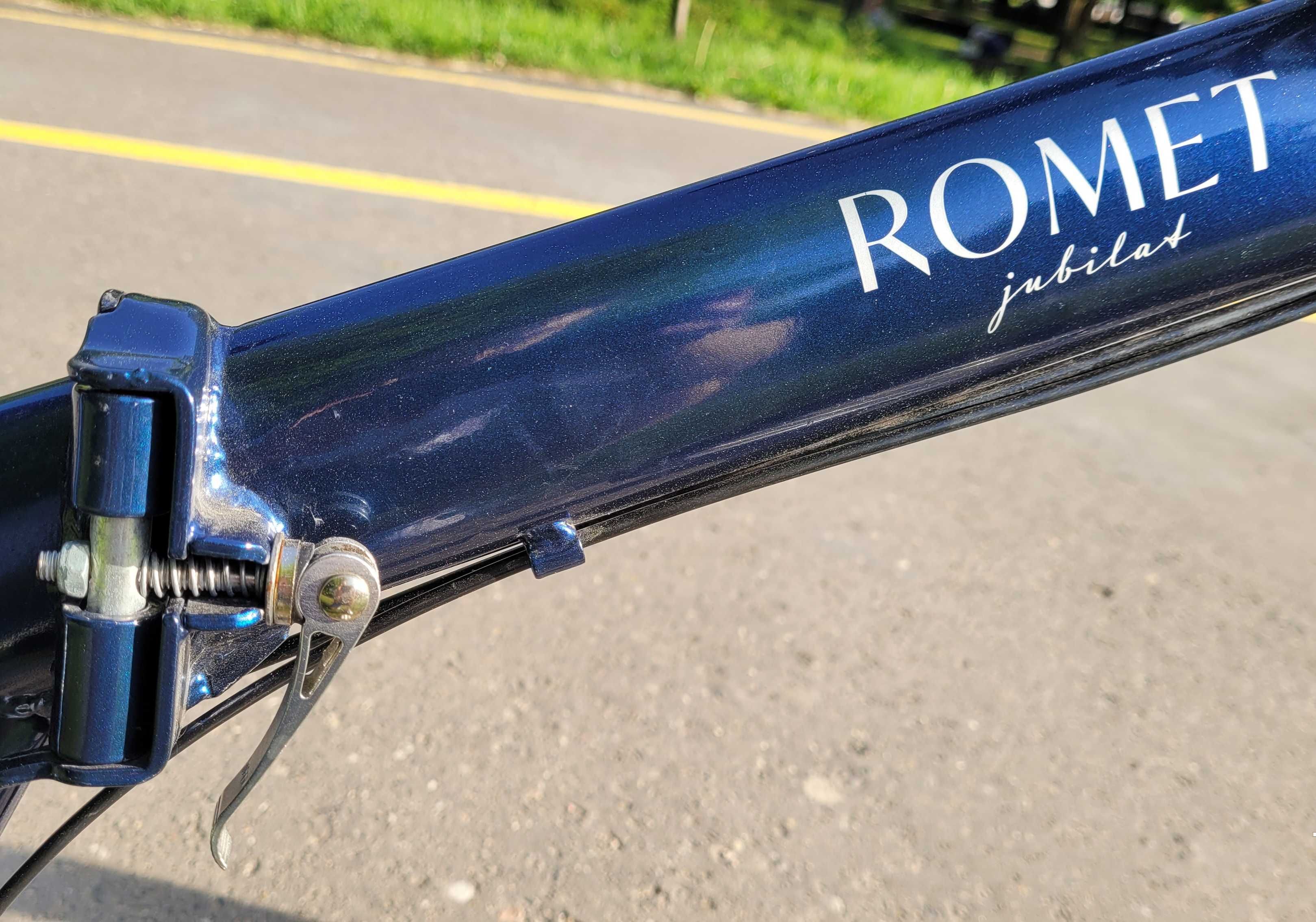 Romet Jubilat Eco 2022 Rower składany 24" z dodatkami.