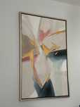 Obraz abstrakcja złoto abstraction farba Home&You duży 120x80 malowany