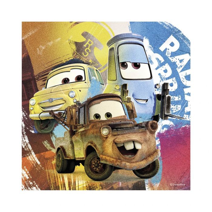 Puzzle dla dzieci Auta Cars Kumple 3 x 55 el.
