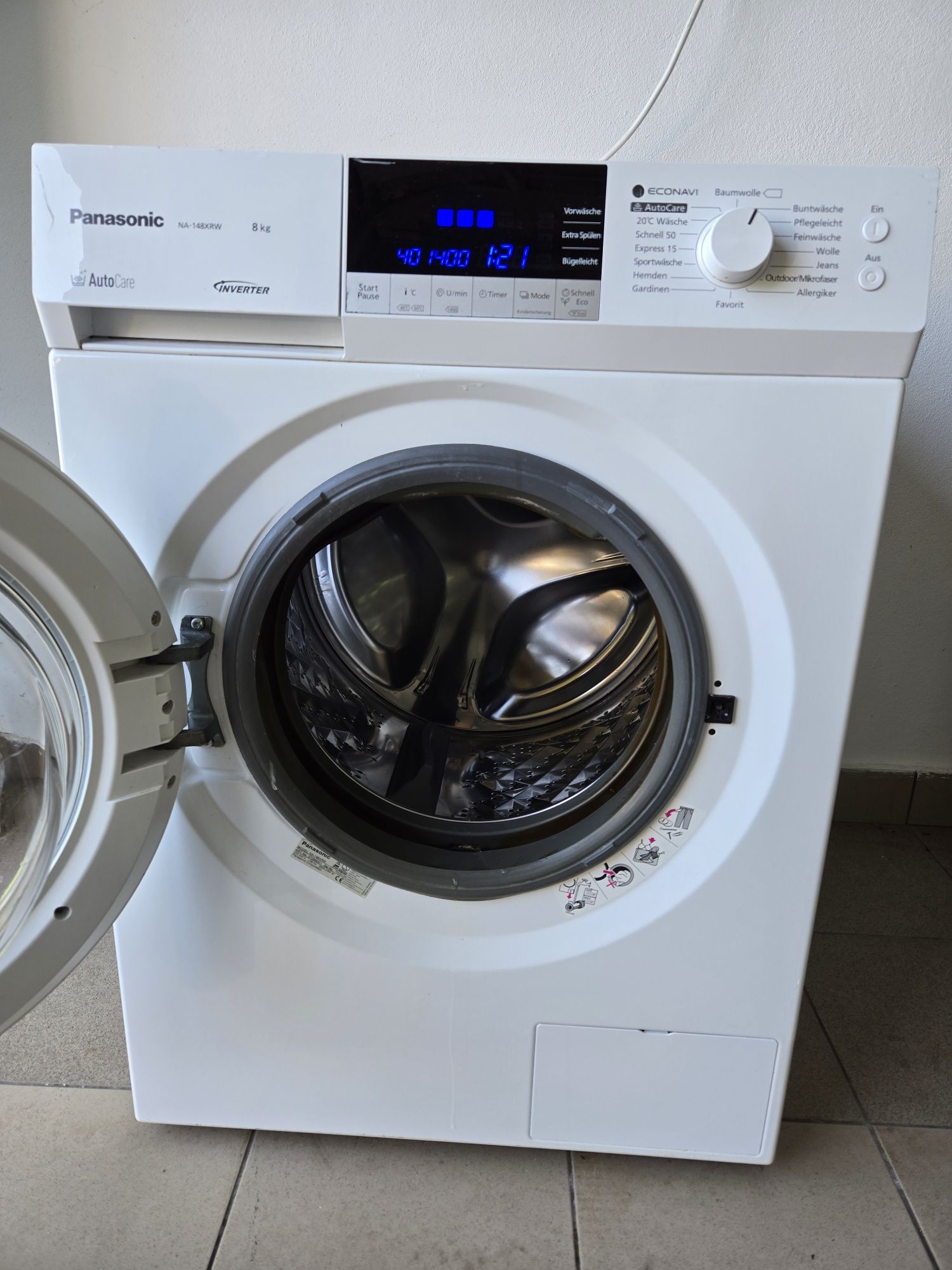 Pralka Panasonic 8 kg inwerter