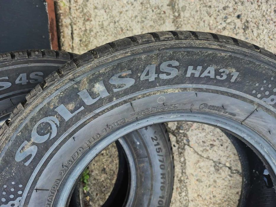 Kumho Solus 4S_215/70R17 Opony Całoroczne - 2szt.7mm 2021r.