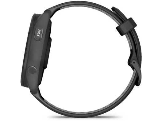 Garmin Forerunner 265 Black Bezel and Case w.Black/Powder GraySilicone